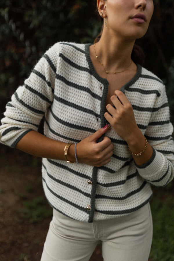 | randig Round Neckline Jacka