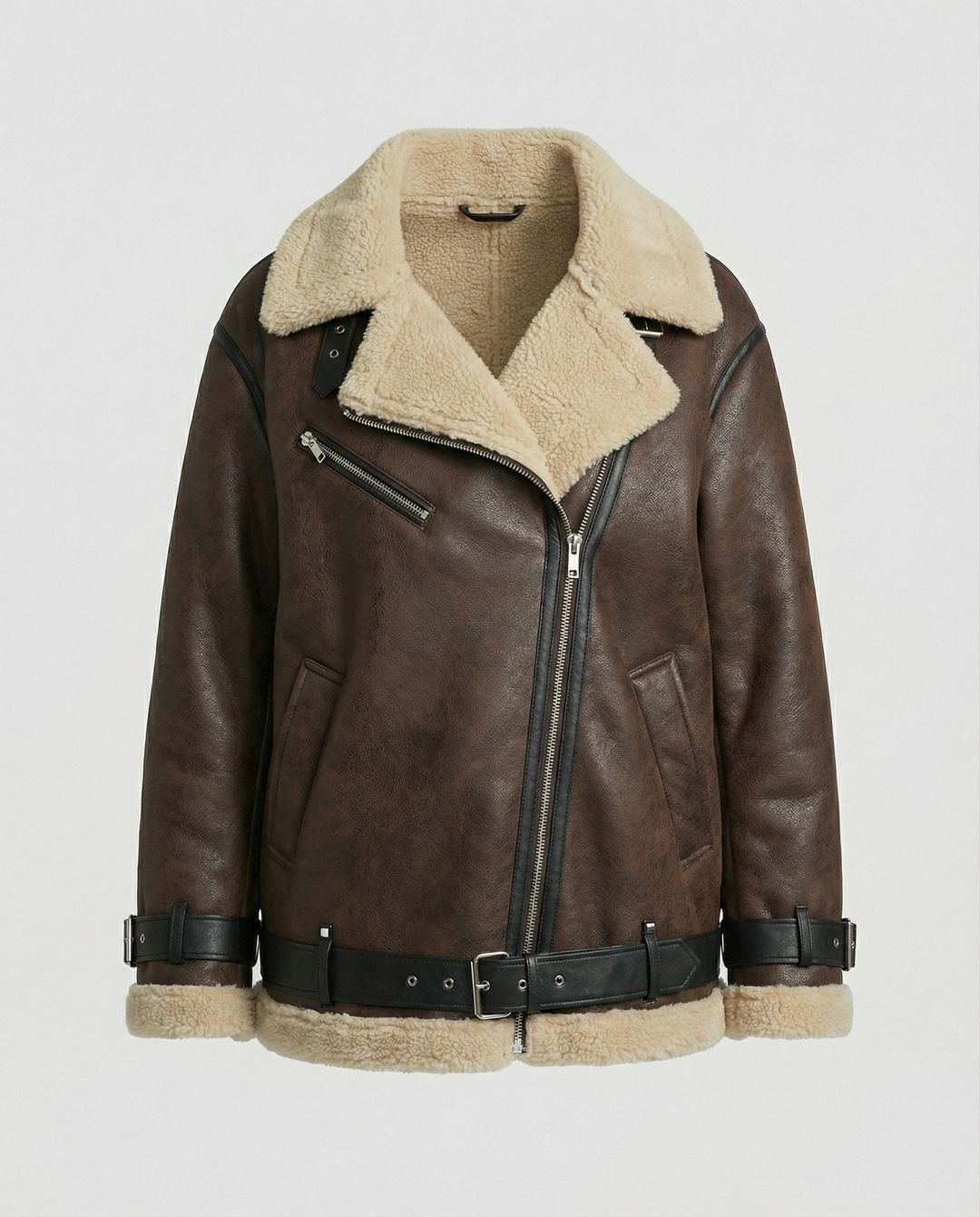 Elegant Revers fuskläder Jacka