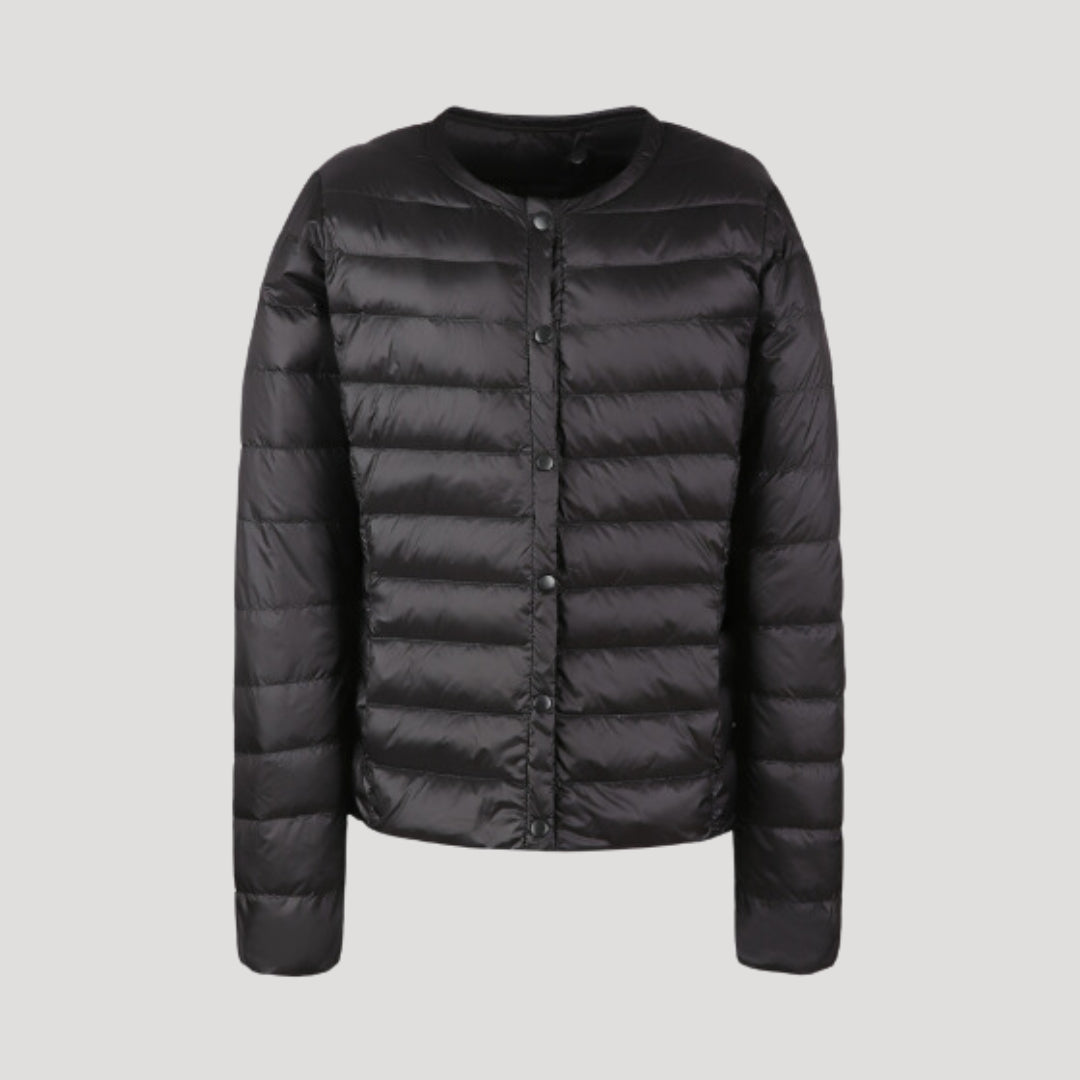 | Dam lätt quiltad jacka – pufferjacka