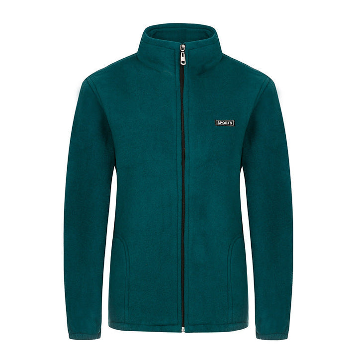 Unisex lätt microfleece jacka med hel dragkedja och ståkrage