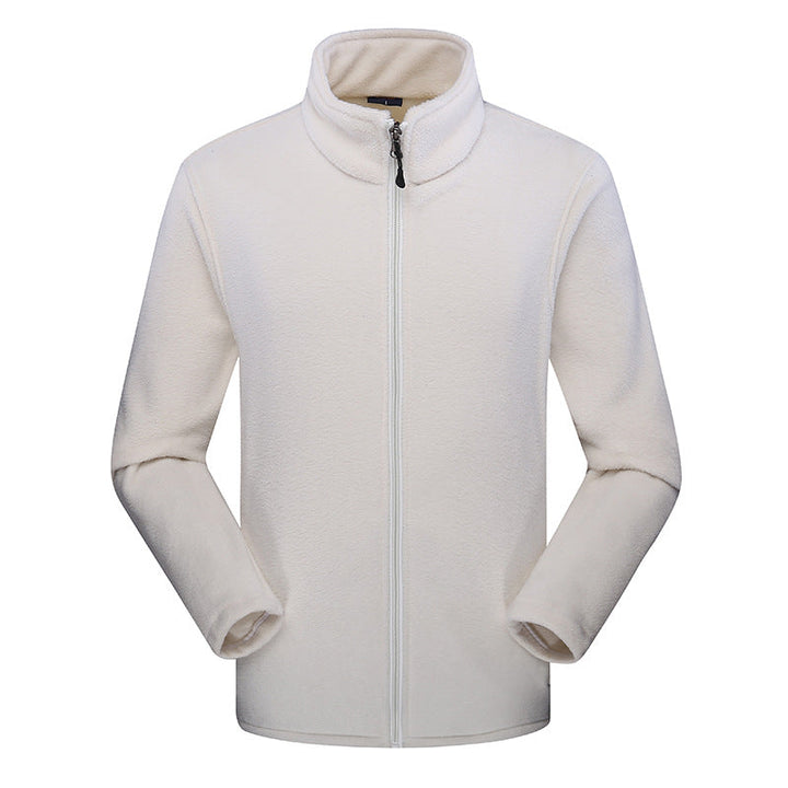 Dam lätt Microfleece jacka med ståkrage och hel dragkedja