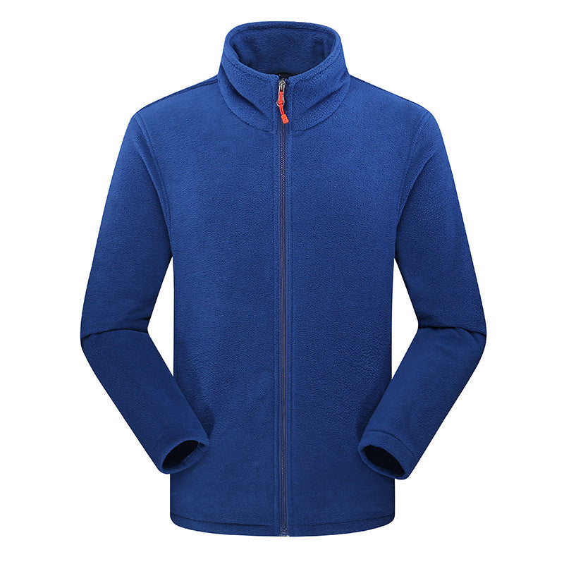 Dam lätt Microfleece jacka med ståkrage och hel dragkedja