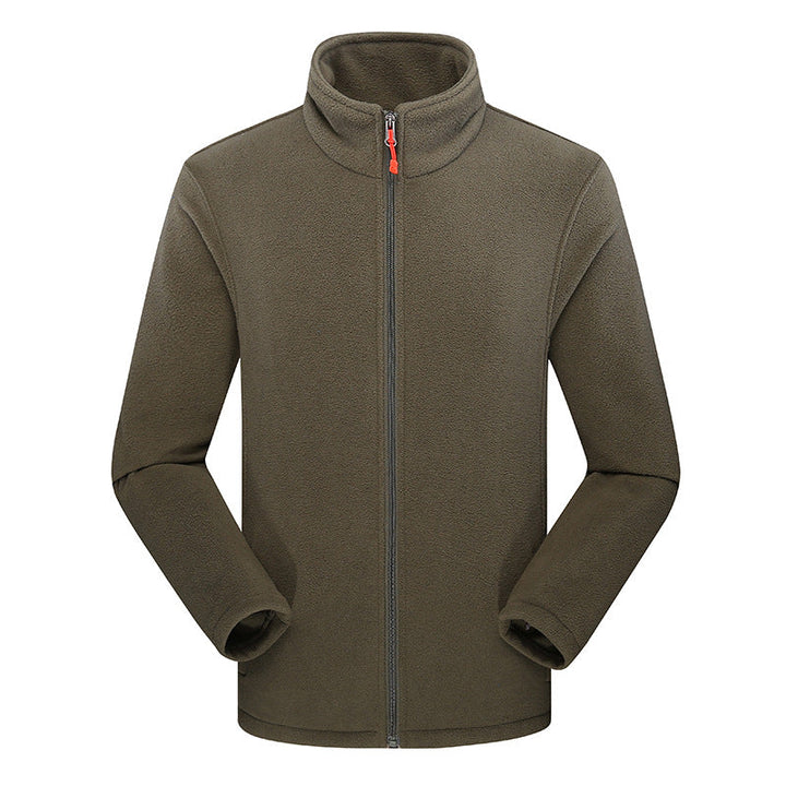 Dam lätt Microfleece jacka med ståkrage och hel dragkedja