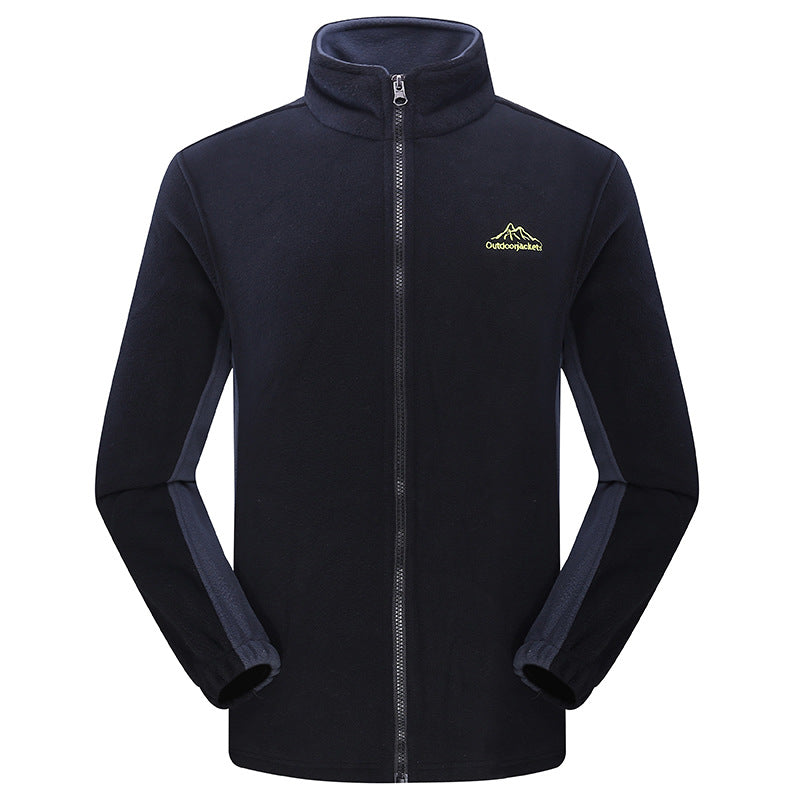 Unisex vattentät Softshell outdoorjacka med huva och dragkedja fickor