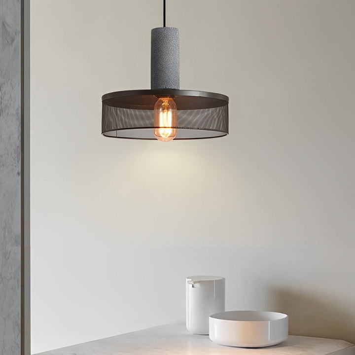 [Open-Box] Kreativa Metallnätade Svarta Industriella Stil Pendellampor Kandelaber
