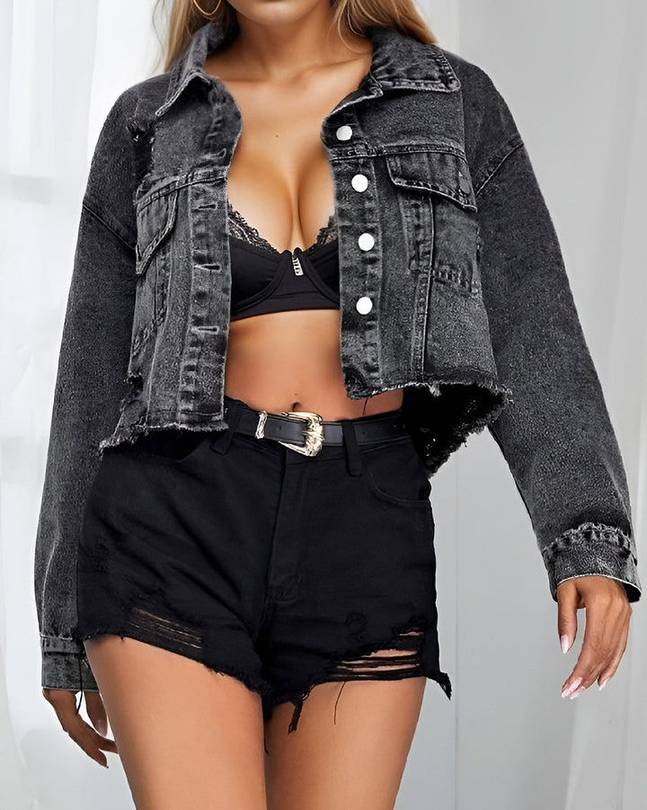 | Denim Kort Jacka