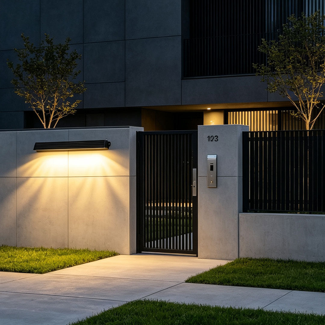 Solvägg Utebelysning Modern Aluminium Tvättarlampor