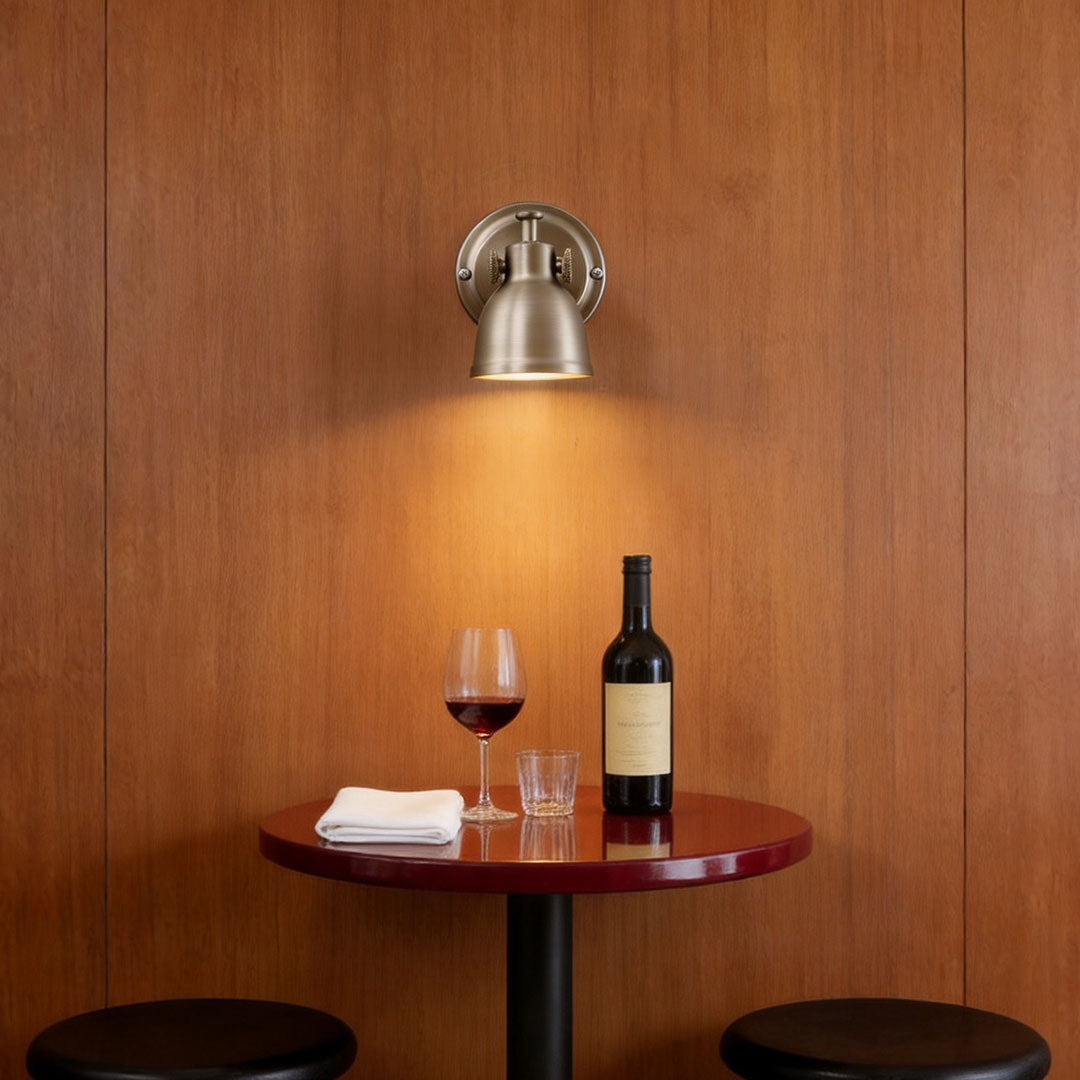 Vintage Vägglampa Bauhaus Amerikansk-Stil Metallampa