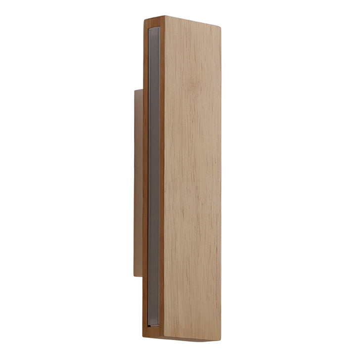 [Öppen Låda] Rotera Minimalistisk Rektangulär Trä LED Vägglampa Väggbelysning Armatur