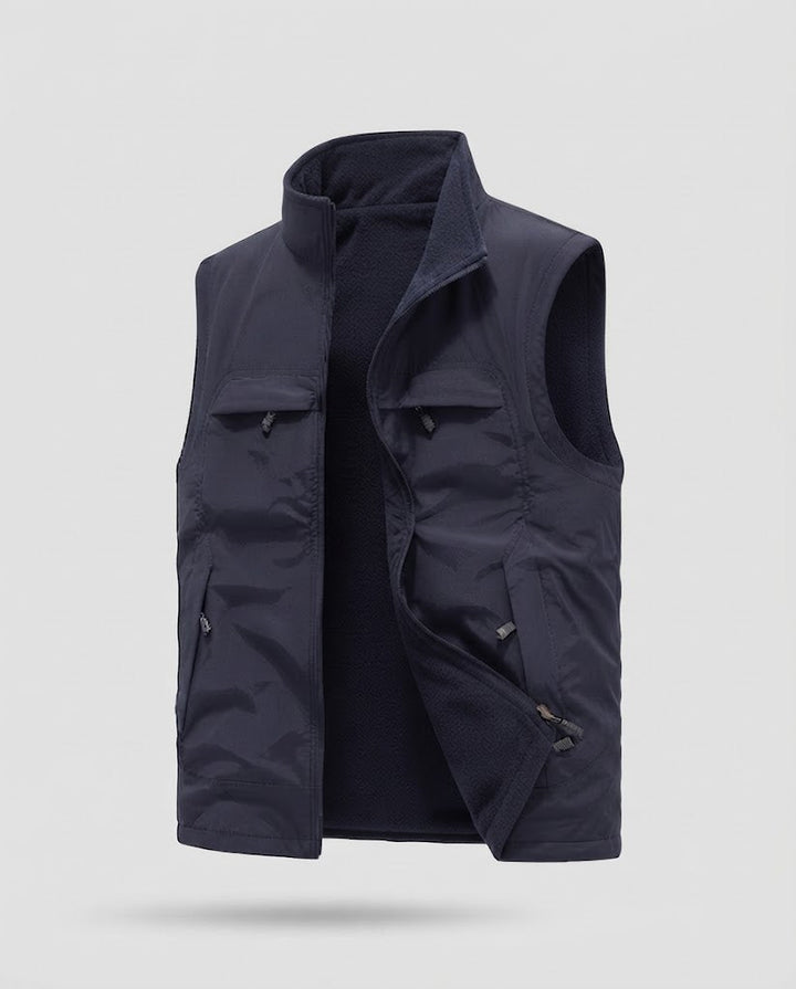 Herr Praktisk och Mångsidig Fleece Väst