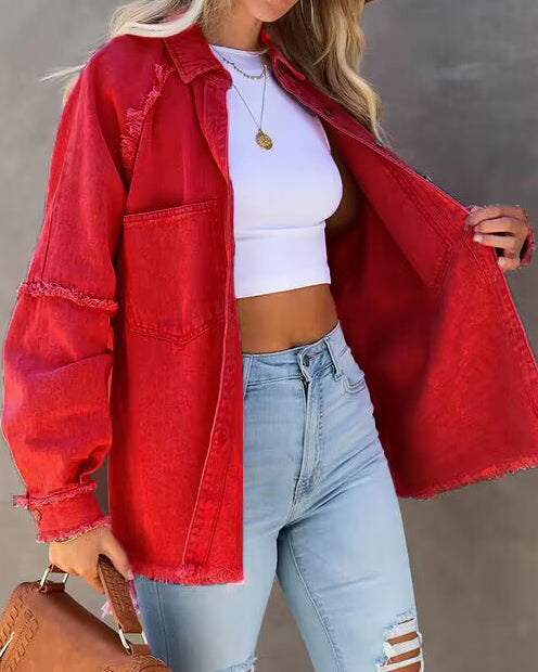 | Edge Patcharbete Ficka denimjacka