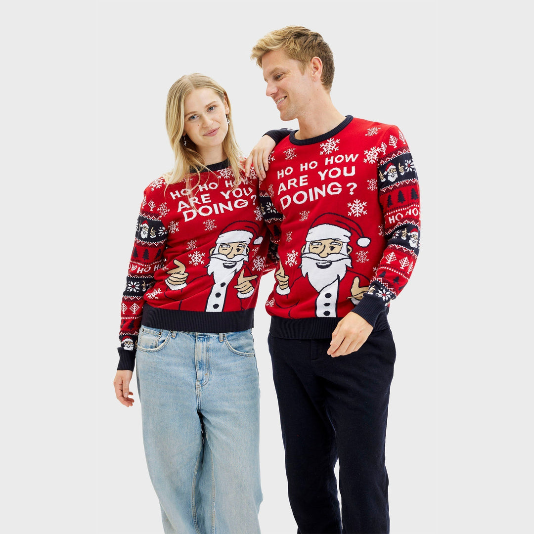 Ho Ho How Are Du Christmas Tröja Herr