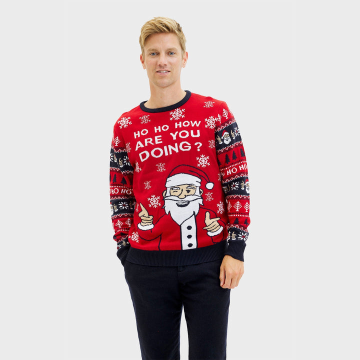 Ho Ho How Are Du Christmas Tröja Herr