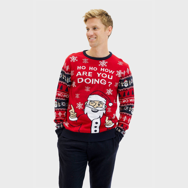 Ho Ho How Are Du Christmas Tröja Herr
