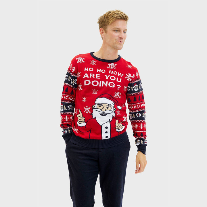 Ho Ho How Are Du Christmas Tröja Herr