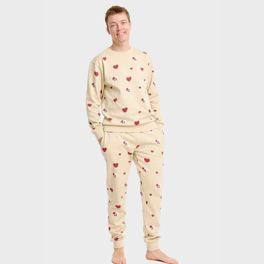 Christmas Heart Sweatset Herr