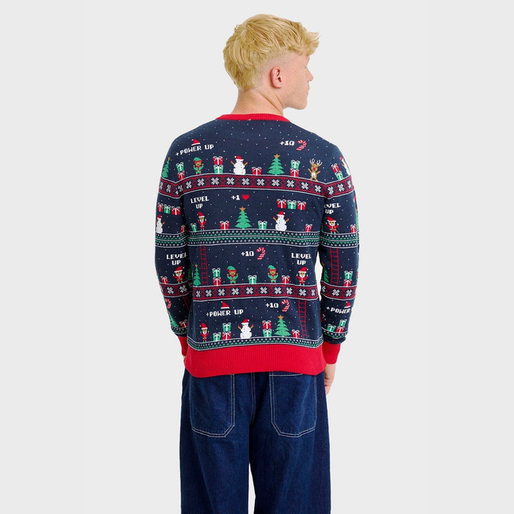 Vintage Gaming Christmas Tröja Herr