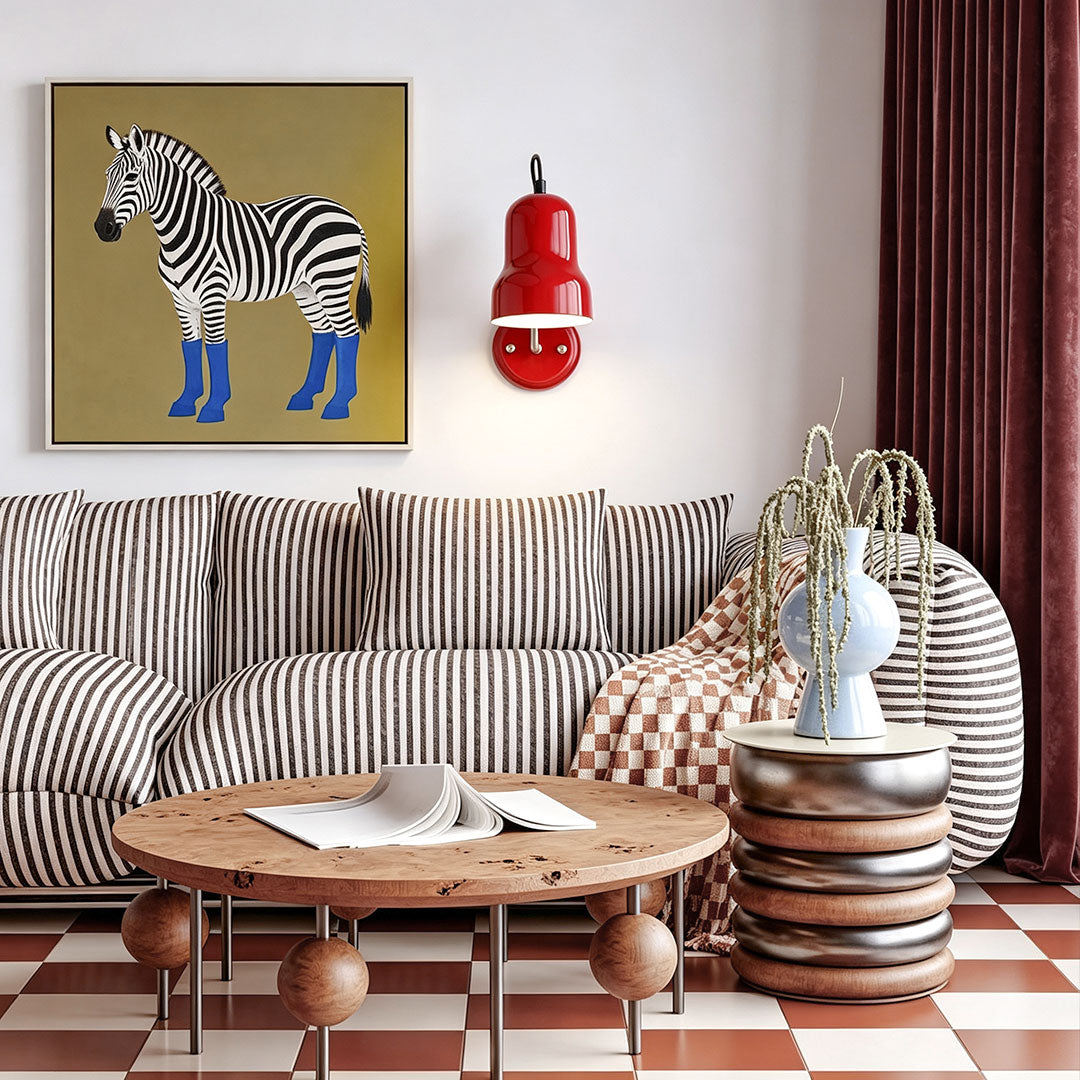 Justerbara Vägglampor Bauhaus Vintage Metall Lampa för Läsning