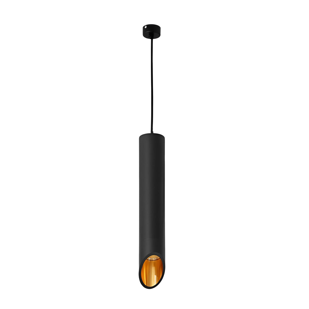 [Öppen Låda] Lång Cylindrisk Sned LED Minimalistisk Nordisk Kandelaber Hängande Lampor