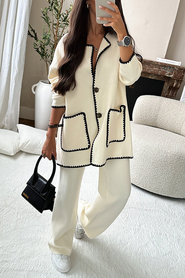 | Till Stil Edge Decorated Bag Lös Mode Jacka