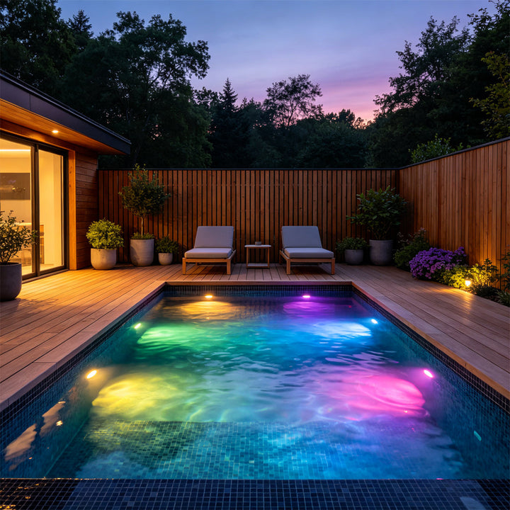 Pool Underwater Lighting LED Ljus Magnetisk Rgb Atmosfär Ljus