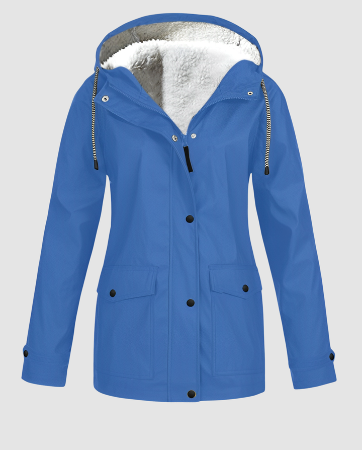 Vattentät Varm Fleece Jacka Dam