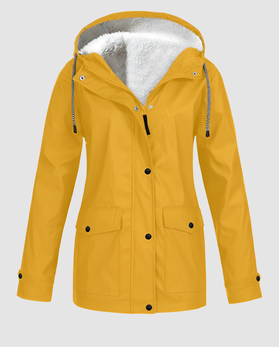 Vattentät Varm Fleece Jacka Dam