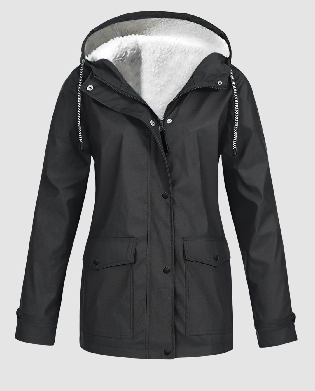 Vattentät Varm Fleece Jacka Dam