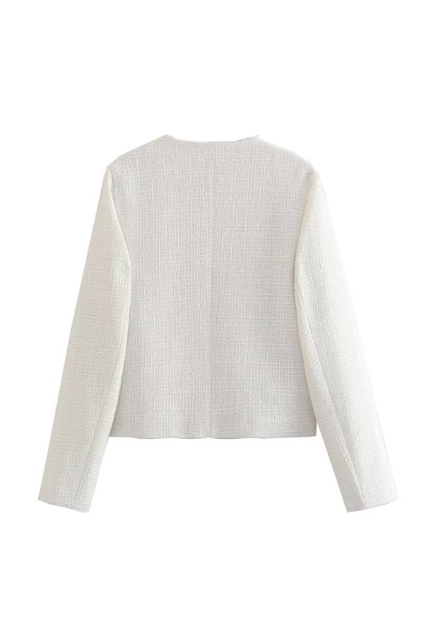 | Neck slim passform Colorblock Dam Knapp Jacka
