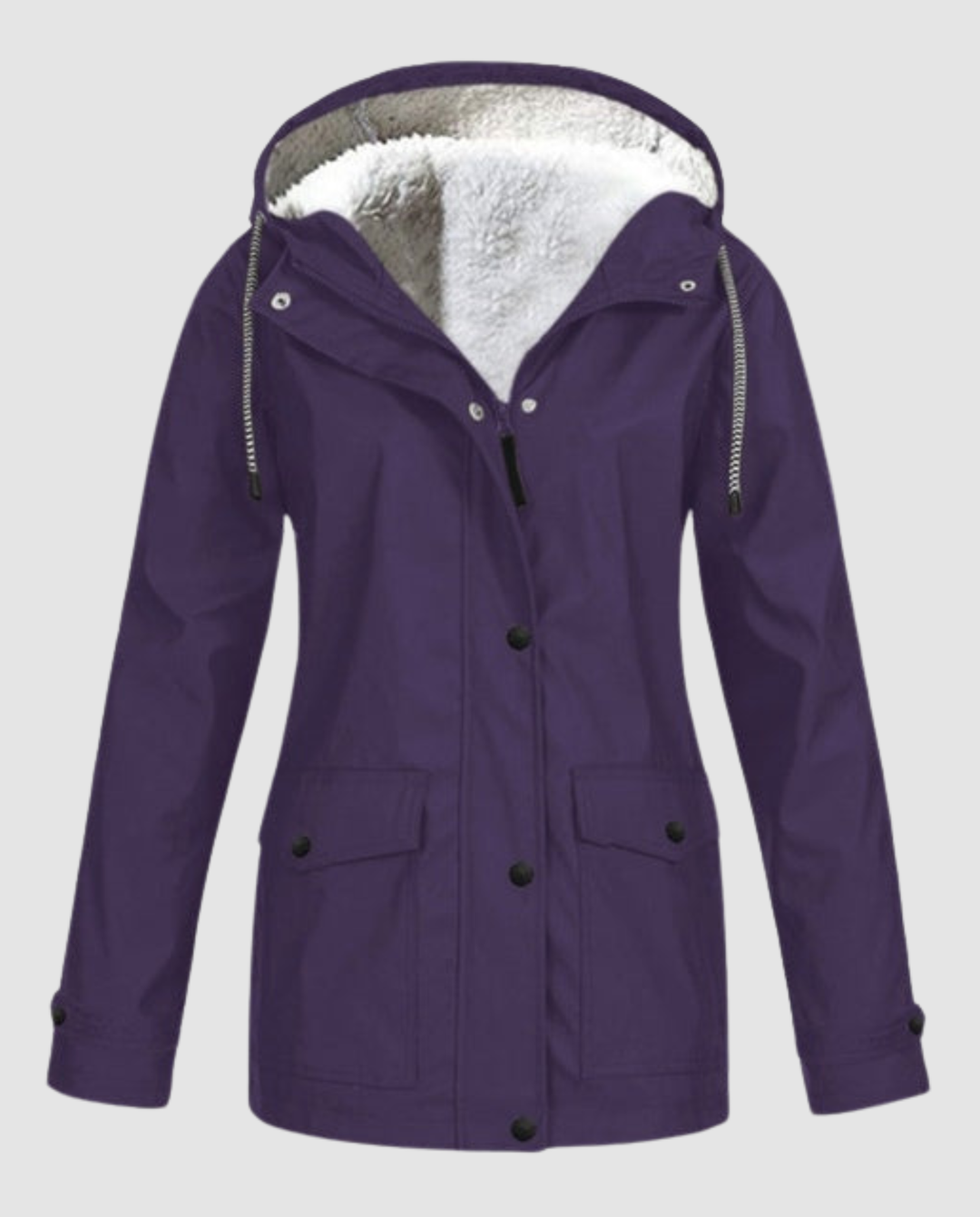 Vattentät Varm Fleece Jacka Dam