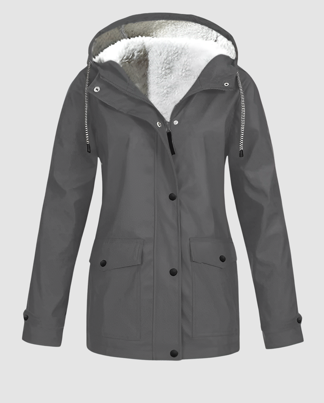Vattentät Varm Fleece Jacka Dam