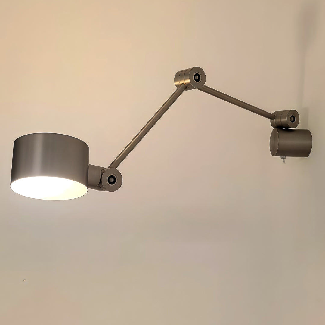 Swing Arm Vägglampa Italiensk-Stil Vintage Ljus