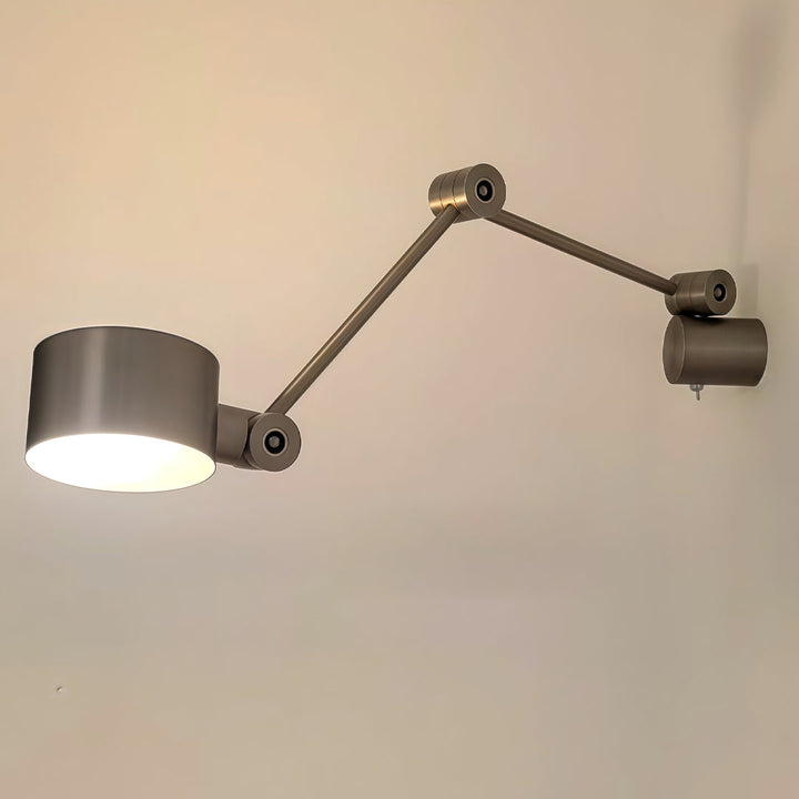 Swing Arm Vägglampa Italiensk-Stil Vintage Ljus