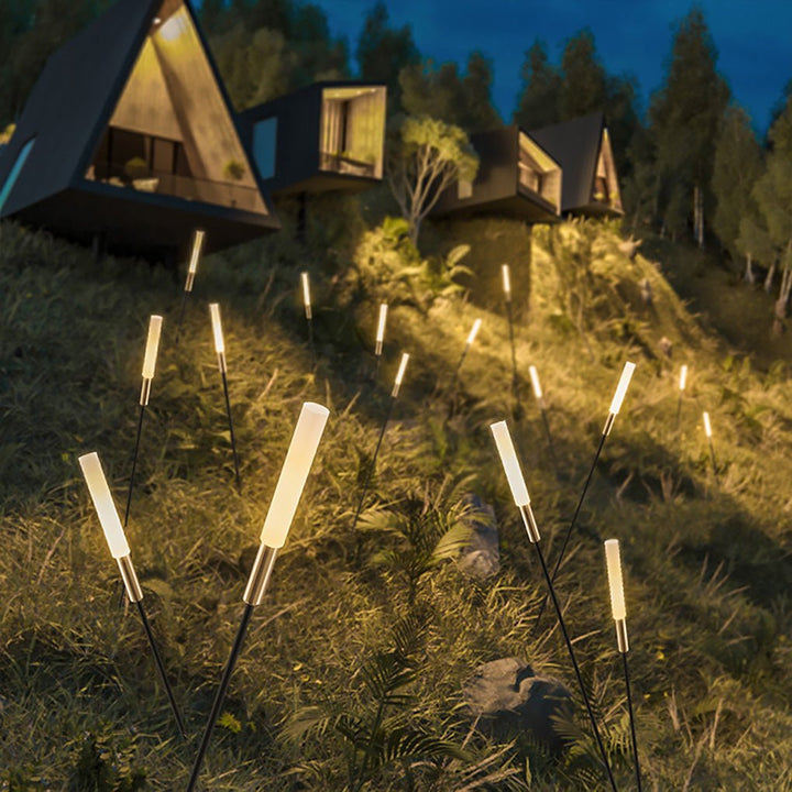 Landskapsljus Spikar Utomhus LED Gräsmatta Metall Lampa