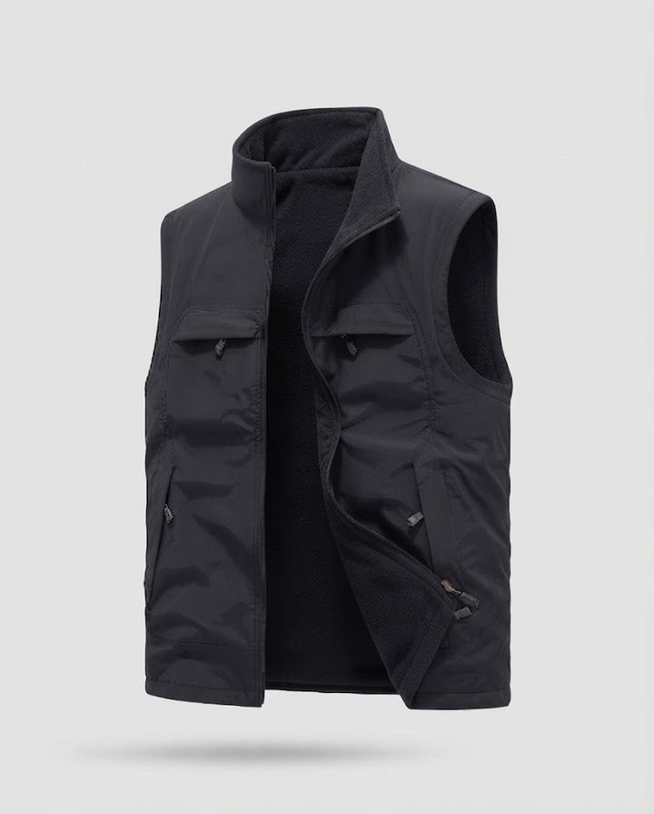 Herr Praktisk och Mångsidig Fleece Väst