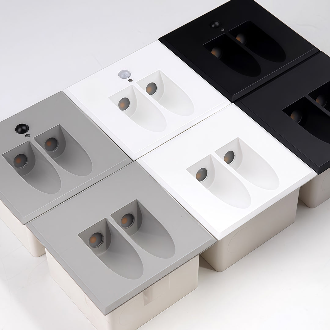 【2 ST】stege LED-lampa infälld LED rörelsesensorlampa