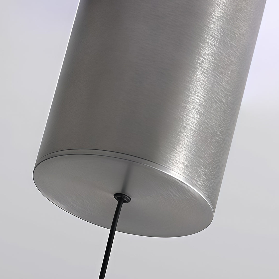 Silver Metall Pendellampa Italiensk Minimalistisk Taklampa