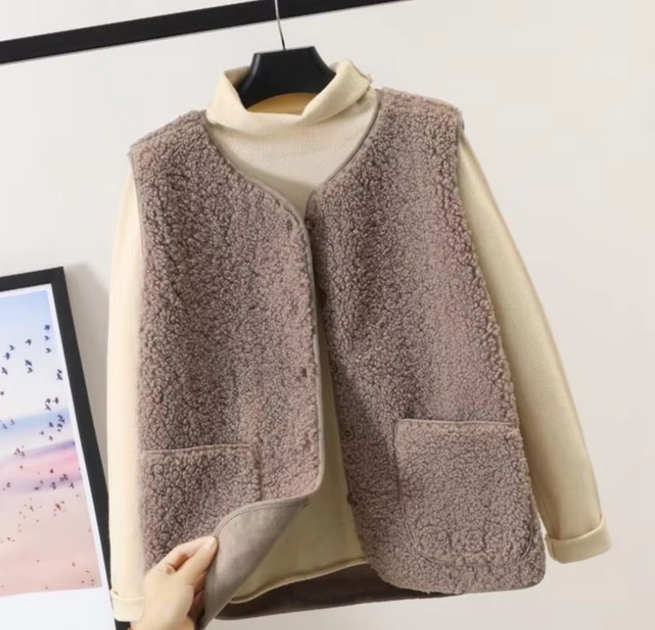 | vinter fleece väst