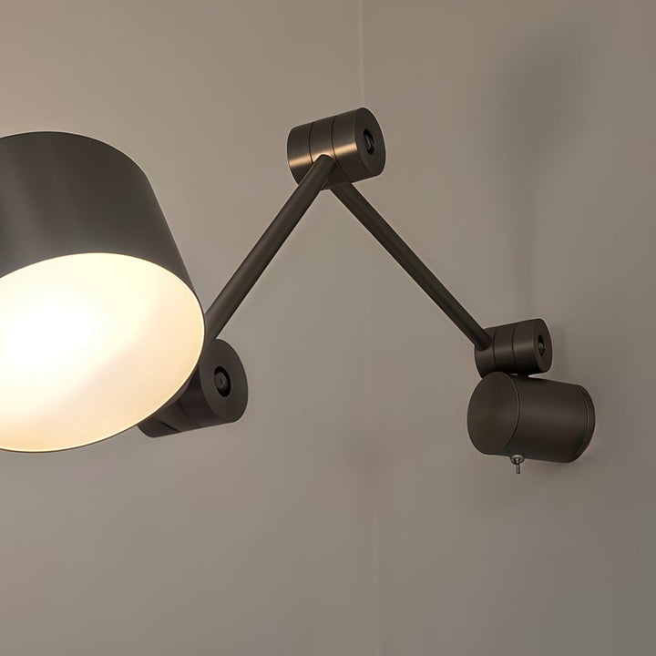 Swing Arm Vägglampa Italiensk-Stil Vintage Ljus