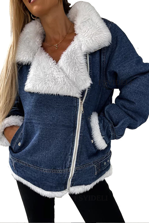 | Ull Patcharbete Revers Lös casual Jacka