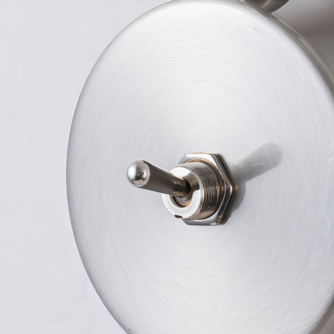 Nickel Swing Arm Sconce Industriell Justerbar LED-lampa