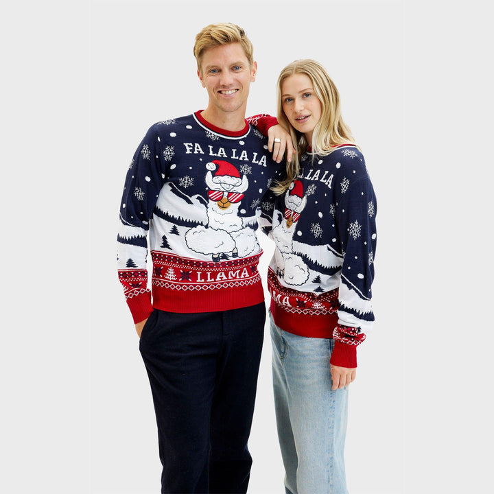 Fa La La La Llama Tröja Herr