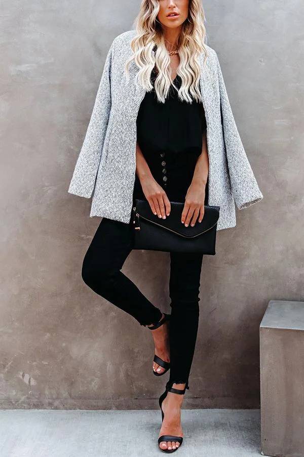 | casual Monochrome Jacka