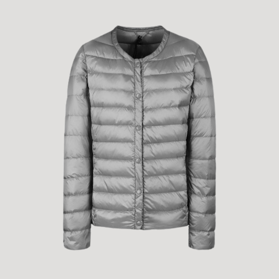 | Dam lätt quiltad jacka – pufferjacka
