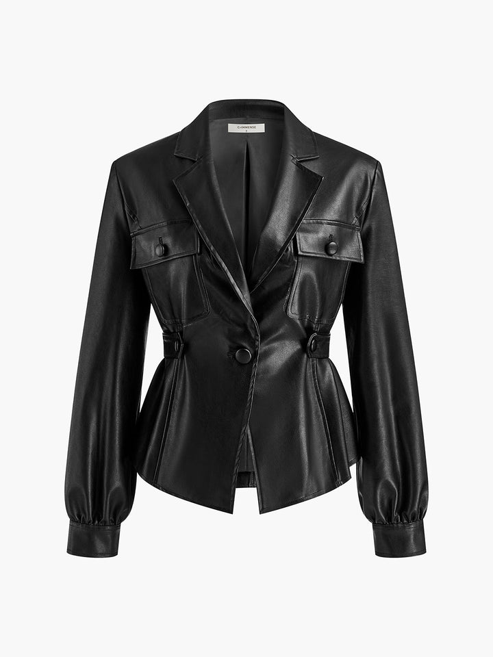 | Belted fuskläder Jacka