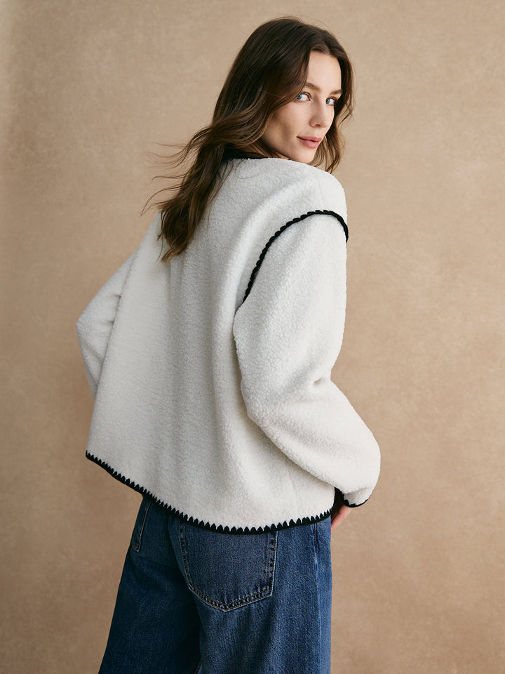 | Trim Minky Fleece Jacka