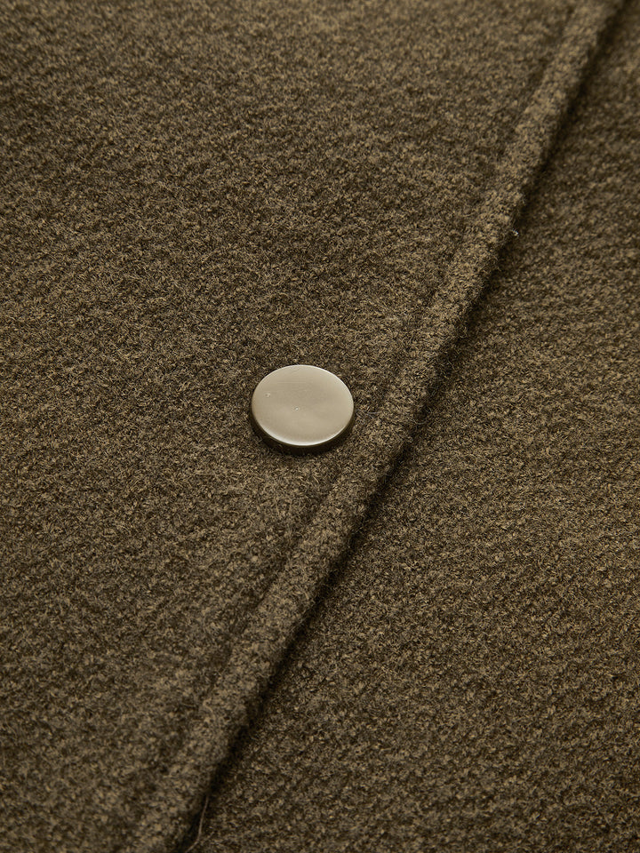 | Krage Kontrast Trim Ficka Jacka