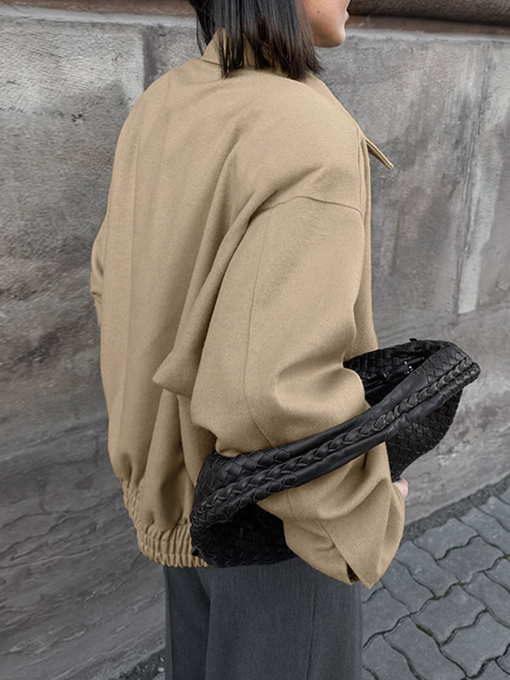 | enkel Dragkedja Polo Jacka