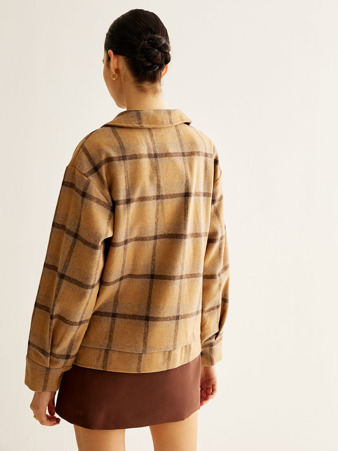 | Patterned Jacka