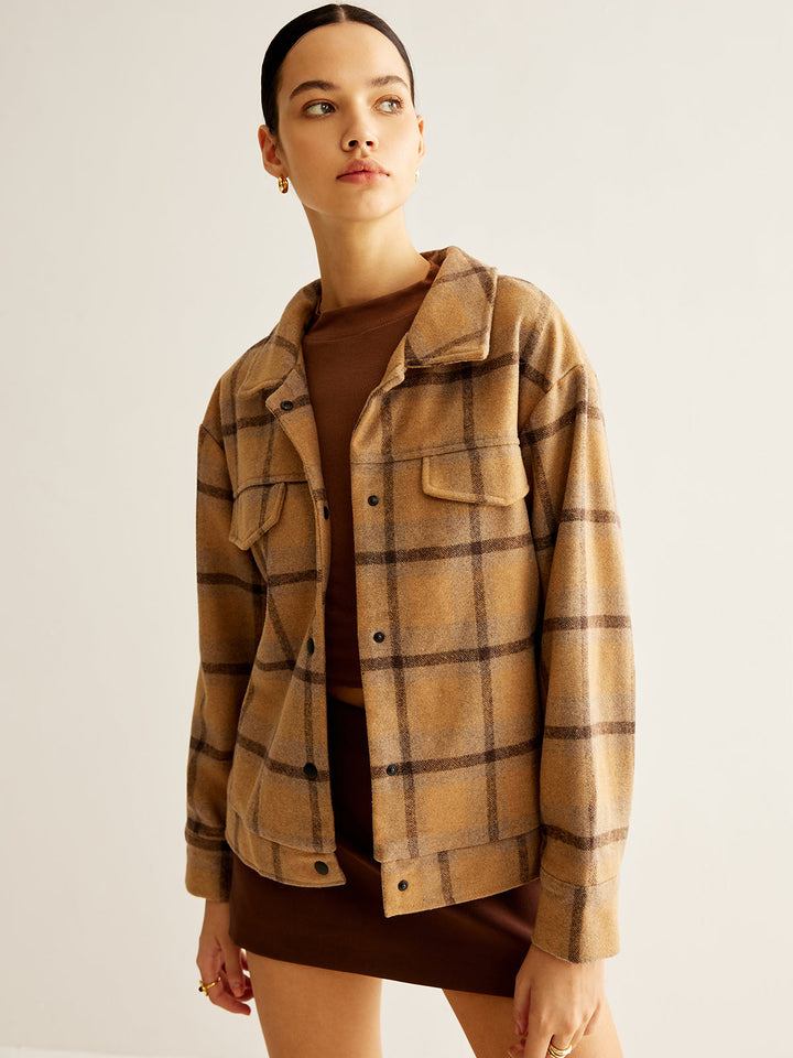 | Patterned Jacka